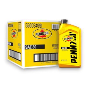 PENNZOIL SAE 30 MOTOR OIL 6CT