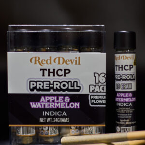 RED DEVIL THCP PRE-ROLLS 1.5GM APPLE & WATERMELON INDICA 16CT