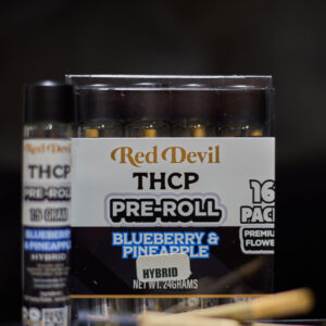 RED DEVIL THCP PRE-ROLLS 1.5GM BLUEBERRY & PINEAPPLE HYBRID 16CT