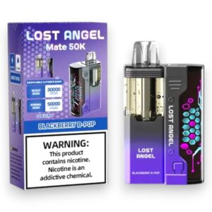 LOST ANGEL 50000PUFFS DISPOSABLE KIT 5CT BOX -BLACKBERRY B-POP
