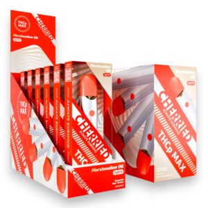 CHERRIED BY MELLOW FELLOW 2ML DISPOSABLETHCP MAX 6CT BOX- MARSHMELLOW OG HYBRID