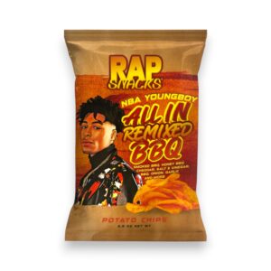 RAP SNACKS 2OZ $1.99 NBA YOUNGBOY ALL IN BBQ
