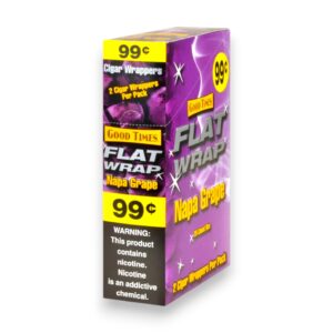GOOD TIMES FLAT WRAP NAPA GRAPE 2/25CT