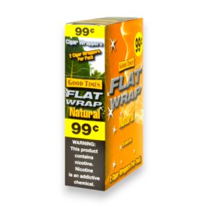GOOD TIMES FLAT WRAP NATURAL 2/25CT