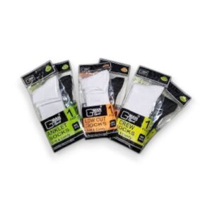 GMAN SOCKS BLACK ANKLET GMAN 12CT