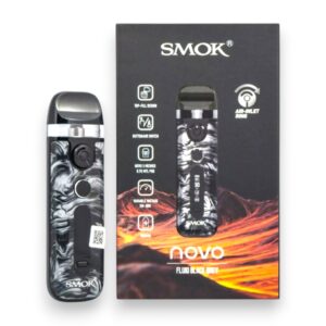 SMOK NOVO 4 KIT 900 MAH FLUID BLACK GREY EACH