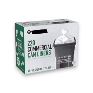 TRASH BAGS CAN LINER 50GL 220CT