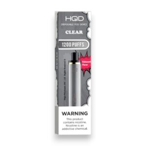 HQD CUVIE PLUS CLEAR 1200 PUFFS BOX 6CT