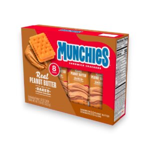 MUNCHIES PEANUT BUTTER SANDWICH CRACKER 1.42OZ 12CT