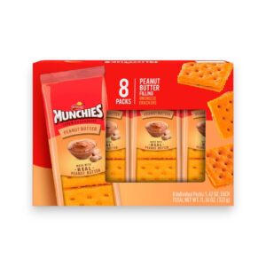 MUNCHIES PEANUT BUTTER SANDWICH CHEESE CRACKER 1.42OZ 12CT