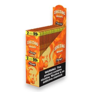 ZIG ZAG 2/.99 WRAP ORANGE 2/25CT
