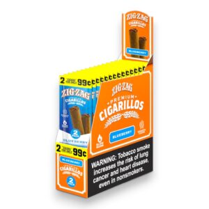 ZIG ZAG PREMIUM CIGARILLOS 2/.99 BLUEBERRY 15CT