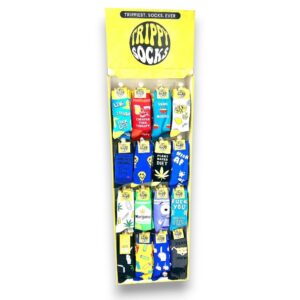 TRIPPY SOCKS 96CT DISPLAY