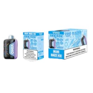 VIHO TRX 50000 PUFF DISPOSABLE 5CT -BLUE RAZZ ICE