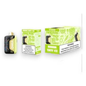 VIHO TRX 50000 PUFF DISPOSABLE 5CT -BANANA TAFFY ICE