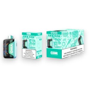VIHO TRX 50000 PUFF DISPOSABLE 5CT -CLEAR