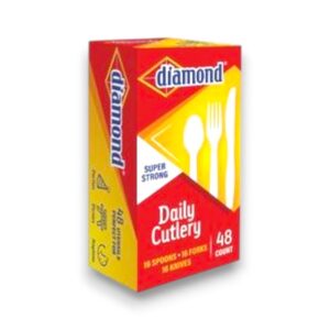PLASTIC ASSORTED CUTLERY BOX 48CT