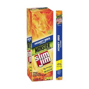 SLIM JIM MONSTER HONEY BBQ 1.94OZ 18CT