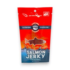 RUBLEV FISH JERKY SALMON ORIGINAL 2OZ 6CT
