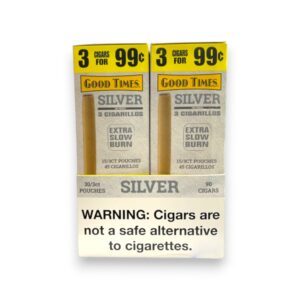 GOOD TIMES CIGAR FOIL 3/.99 SILVER 30CT