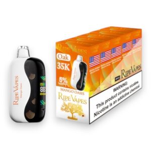 RIPE VAPES OAK 35K PUFF 5CT - MANGO OASIS
