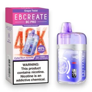 EBCREATE BC PRO 40000 PUFFS DISPOSABLE 5CT -GRAPE TWIST