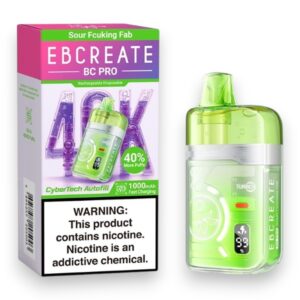 EBCREATE BC PRO 40000 PUFFS DISPOSABLE 5CT -SOUR FCUKING FAB