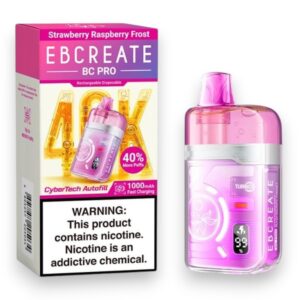 EBCREATE BC PRO 40000 PUFFS DISPOSABLE 5CT -STRAWBERRY RASPBERRY FROST