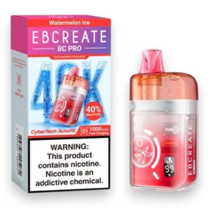 EBCREATE BC PRO 40000 PUFFS DISPOSABLE 5CT -WATERMELON ICE