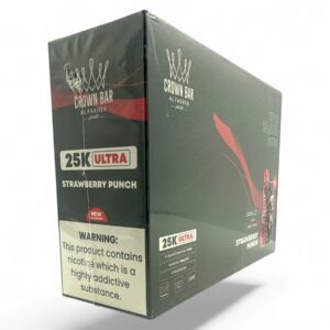 CROWN BAR PRO DISPOSABLE 25000 PUFF 5CT STRAWBERRY PUNCH