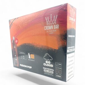 CROWN BAR PRO DISPOSABLE 8000 PUFF 5CT FUSION POP