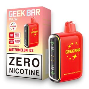 GEEK BAR PULSE 16 ML 15000PUFFS NICOTINE FREE 5CT - WATERMELON ICE