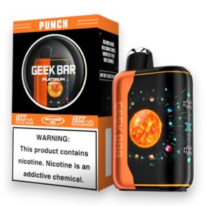 GEEK BAR PULSE X PLATINUM 18ML 25000PUFFS 5CT - PUNCH