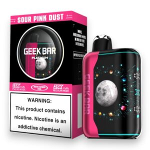 GEEK BAR PULSE X PLATINUM 18ML 25000PUFFS 5CT - SOUR PINK DUST