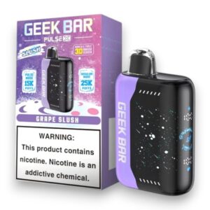 GEEK BAR PULSE X 18ML 25000PUFFS 5CT - GRAPE SLUSH