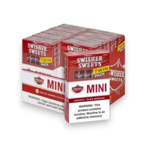 SWISHER TWIN MINI CIGARILLO SWEET 20/6PK