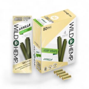 WILD HEMP WRAPS 4/.99 VANILLA 20CT