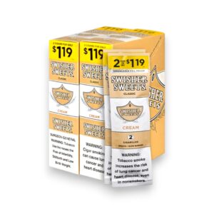 SWISHER SWEET 2/1.19 CREAM 2/30CT