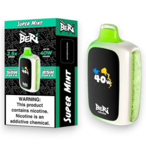 BERI CRUSH 50000PUFF DISPOSABLE 5CT BOX - SUPER MINT