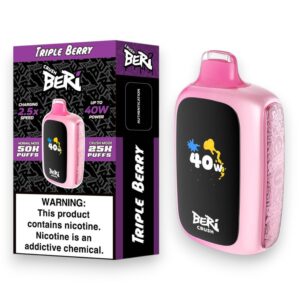 BERI CRUSH 50000PUFF DISPOSABLE 5CT BOX - TRIPLE BERRY