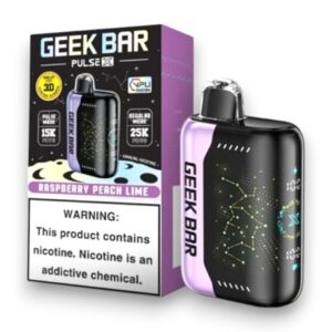 GEEK BAR PULSE X 18ML 25000PUFFS 5CT - RASPBERRY PEACH LIME