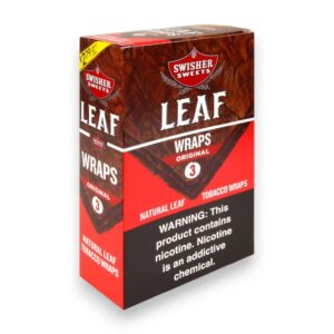 SWISHER LEAF WRAPS 3/$2.79 ORIGINAL 10CT