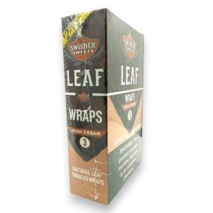 SWISHER LEAF WRAPS 3/$2.79 IRISH CREAM 10CT