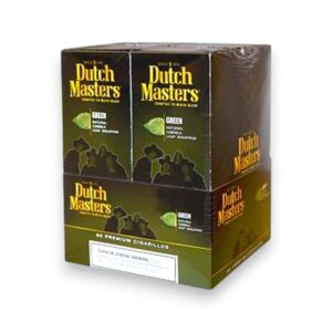 DUTCH MASTERS CIG 3PKFOIL GREEN 20CT
