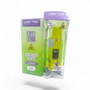 LOST THC V4 3GM LIVE RESIN THC-P DISPOSABLE 5CT -JEALOUSY RUNTZ