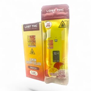 LOST THC V4 3GM LIVE RESIN THC-P DISPOSABLE 5CT -LEMON CHERRY GELATO