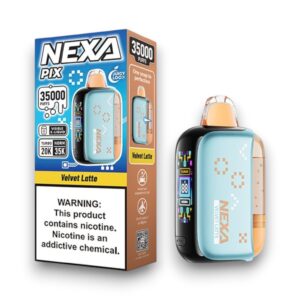 NEXA PIX 35000 PUFFS DISPOSABLE 5CT BOX -VELVET LATTE