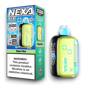 NEXA PIX 35000 PUFFS DISPOSABLE 5CT BOX -MIAMI MINT