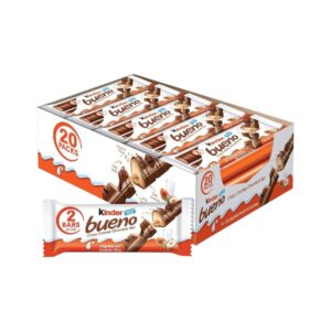 KINDER BUENO CRISPY CREAMY CHOCOLATE BAR 20CT