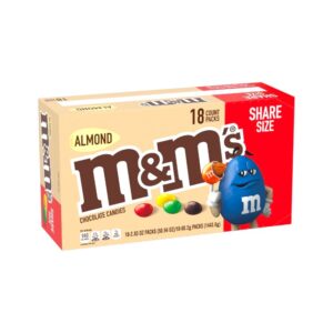 M&M's ALMOND 18CT 2.83OZ KING